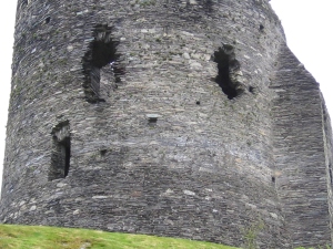 The south-eastern face of the round tower at Dolbadarn Castle